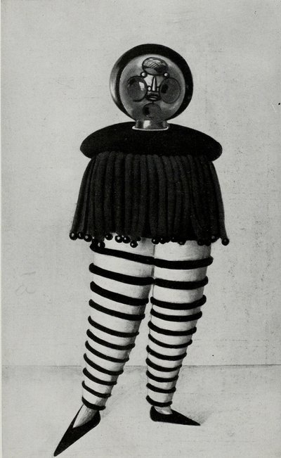 Fra Scenen i Bauhaus Scenen i Bauhaus, 1925. af Oskar Schlemmer