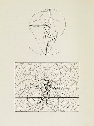 Fra Scenen i Bauhaus Scenen i Bauhaus, 1925. af Oskar Schlemmer