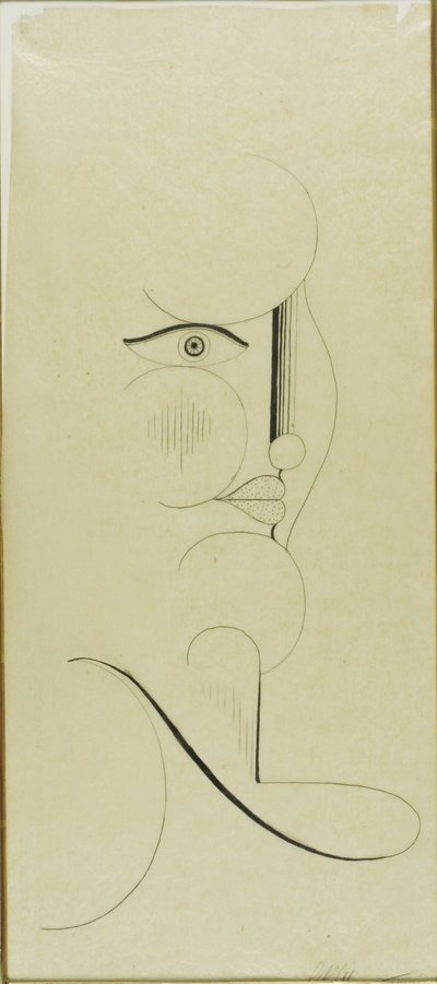 Hoved af Oskar Schlemmer
