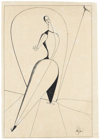Danserinde af Oskar Schlemmer