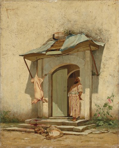 En osmannisk slagter, 1878 af Osman Hamdi Bey