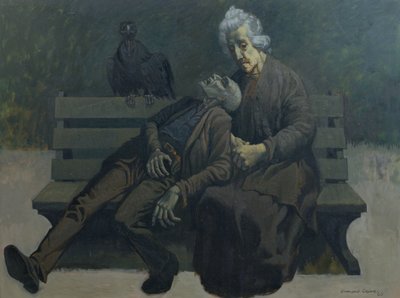 En bænk i Paris, 1960 af Osmund Caine