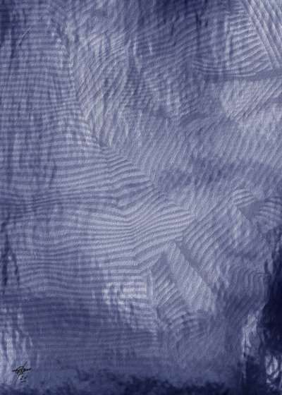 Rolige indigo-bølger af Osvaldo Russo