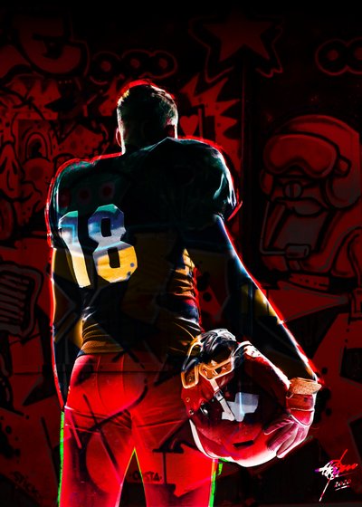 Gridiron-spiller 18 af Osvaldo Russo