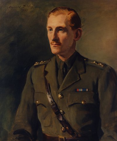 Portræt af den 9. hertug af Northumberland af Oswald Hornby Joseph Birley