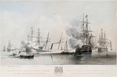 Ankomst af general Baraguay DHilliers til Grengam, 1854 af Oswald Walters Brierly