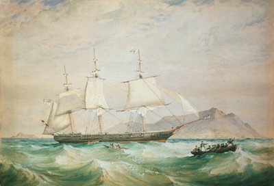 H.M.S. Hornet, 1861 af Oswald Walters Brierly