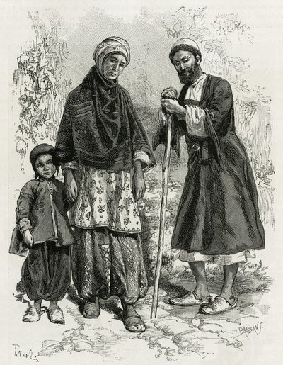 En Guebre-familie af Oswaldo Tofani