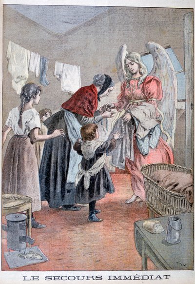 Øjeblikkelig hjælp, 1899. af Oswaldo Tofani