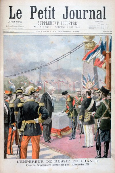 Nicholas II af Rusland og Félix Faure, præsident for Den Franske Republik, 1896 af Oswaldo Tofani