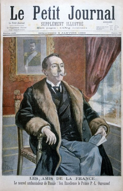 Prins PL Ouroussof, Ruslands nye ambassadør, 1898 af Oswaldo Tofani