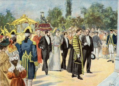Sir Joseph Renals besøger Bordeaux af Oswaldo Tofani