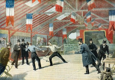 Jules Hippolyte Perchers død,1895 (Illustration) af Oswaldo Tofani