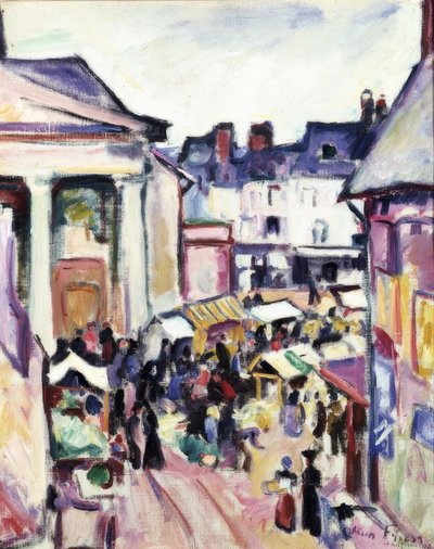 Søndag i Honfleur af Othon Friesz