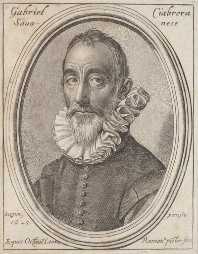 Gabriello Chiabrera af Ottavio Leoni