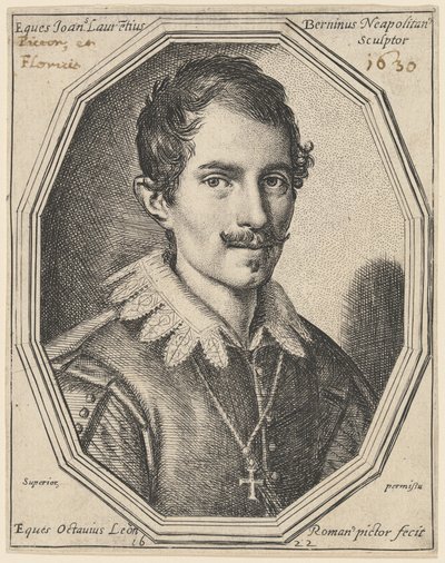 Gian Lorenzo Bernini af Ottavio Leoni