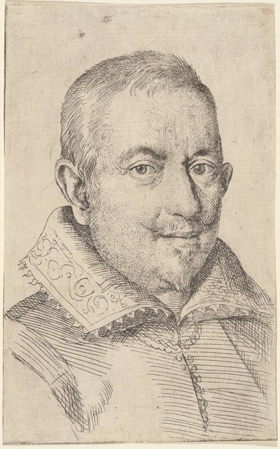 Portræt af en midaldrende mand af Ottavio Leoni