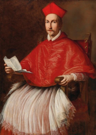 Portræt af kardinal Francesco Barberini 1597-1679, ca 1624. af Ottavio Maria Leoni