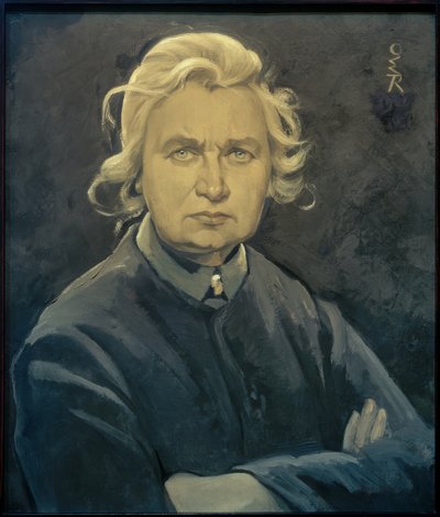 Ottilie W. Roederstein / selvportræt 1926 af Ottilie Roederstein