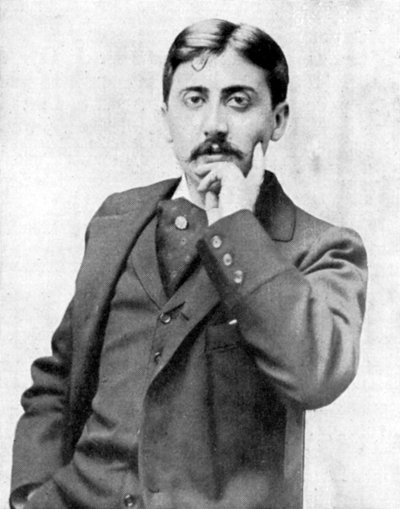 Marcel Proust, fransk intellektuel, romanforfatter, essayist og kritiker, slutningen af det 19.-begyndelsen af det 20. århundrede. af Otto