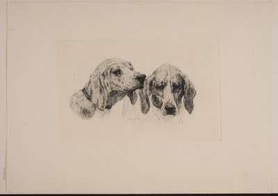 To hundehoveder af Otto Bache