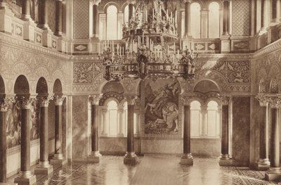 Bavarian Kings Castle Neuschwanstein, The Thronhall af Otto Ballerstedt