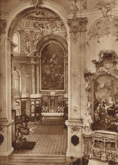 Kloster-Kirke i Ettal, Kirkens indre af Otto Ballerstedt