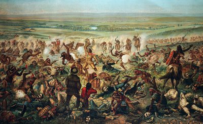 Custers sidste standplads. Den store Sioux-krig i 1876. af Otto Becker
