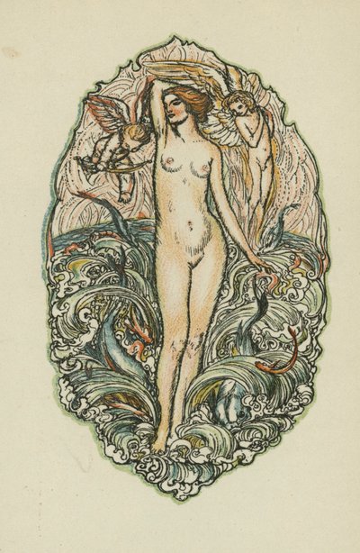 Anakreons sange (farvelitografi) af Otto Friedrich