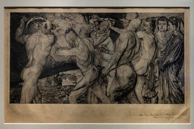 Dante og Vergil i helvede af Otto Greiner