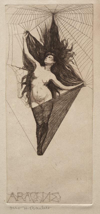 Arachne, 1800-tallet. af Otto H. Bacher