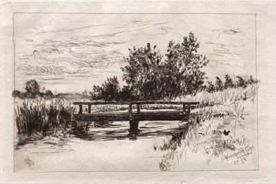 Bridge, Schleissheim, 1879. af Otto H. Bacher