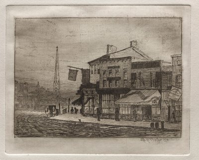 Eagle Street og Woodland Avenue, 1878. af Otto H. Bacher