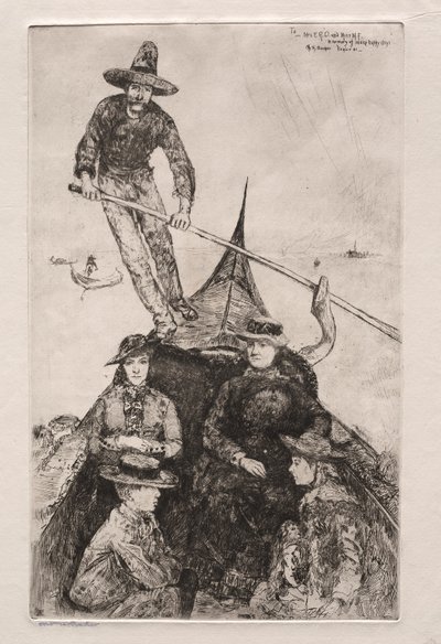 Ætsninger af Venedig, 1881. af Otto H. Bacher