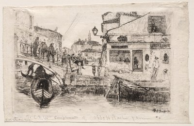 Ponte Tolentine, 1880. af Otto H. Bacher
