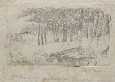 Skitse fra naturen, 1879. af Otto H. Bacher