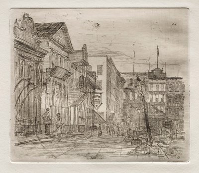 Southwest Corner, Public Square, Cleveland, 1878. af Otto H. Bacher
