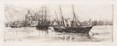 To både, Venedig, 1880. af Otto H. Bacher
