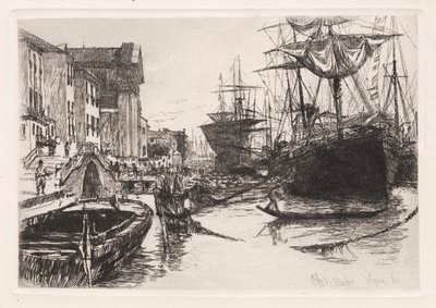 Venedig, 1880. af Otto H. Bacher