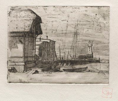 West Pier 1878, 1878. af Otto H. Bacher