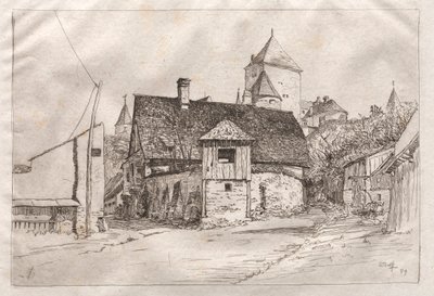 Værd: A Lane, 1879. af Otto H. Bacher