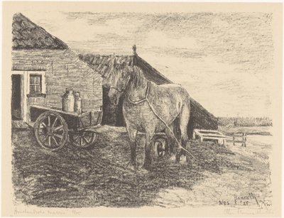 Amelandshoppe (original titel på objekt) af Otto Hanrath (signed by artist)