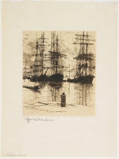 Forsendelse, Venedig, 1879-1880 af Otto Henry Bacher
