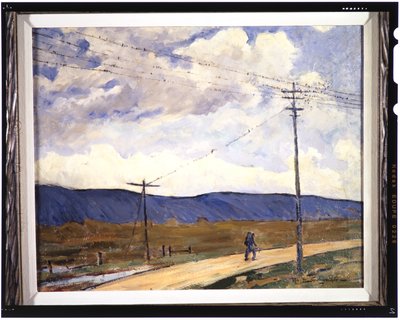 Migration, ca. 1937 (olie på lærred) af Otto Henry Schneider
