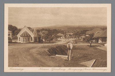semarang. Ny Tjandiweg-Merapiweg. (Ny Semarang) af Otto Hisgen