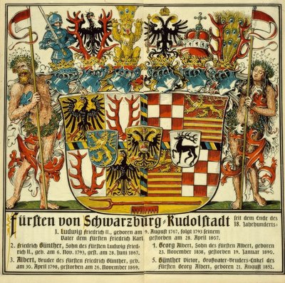 Prinser af Schwarzburg-Rudolstadt af Otto Hupp