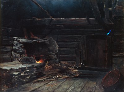 Røgovn rum, rengøring af Otto Ludvig Sinding