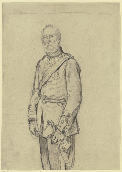 Portræt af general Viscount Templetown af Otto Scholderer