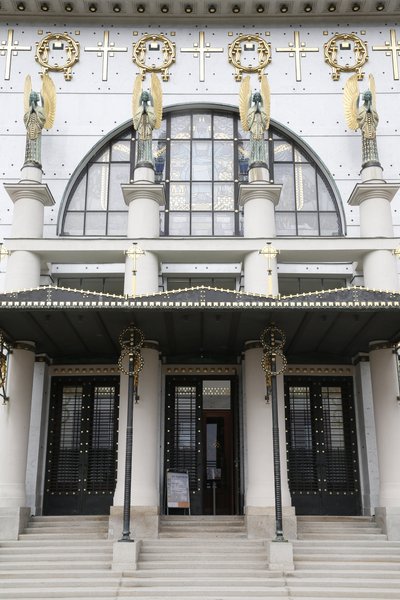 Am Steinhof kirke (kirke Leopld) designet af Otto Wagner, Wien, Østrig (foto) af Otto Wagner