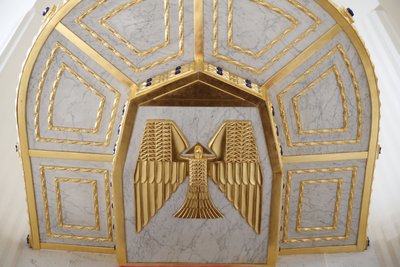 Helligånd Am Steinhof kirke (kirken Leopold), Wien, Østrig (foto) af Otto Wagner